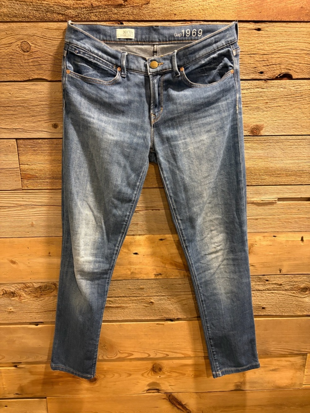 Gap 1969 Women's Light Blue Skinny Jeans - Stretch Denim